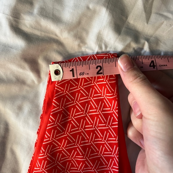 Banana Republic Sleeveless Red Patterned Mini Dress, Size 6 NWT - Picture 14 of 16